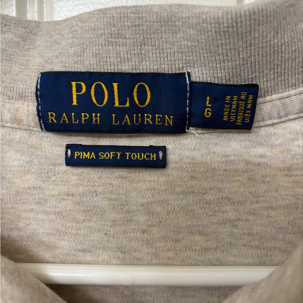 Polo by Ralph Lauren Men's Tan Polo Shirt - Picture 4 of 4